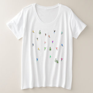 Ski alpin d'hiver Ski Ski Ski Motif