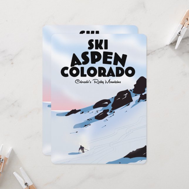 Ski Aspen Colorado (Devant/Arrière en situation)