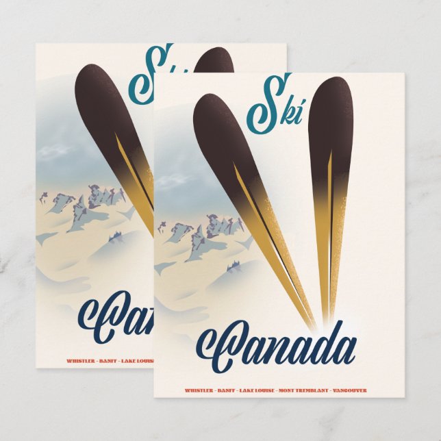Ski Canada (Devant / Derrière)