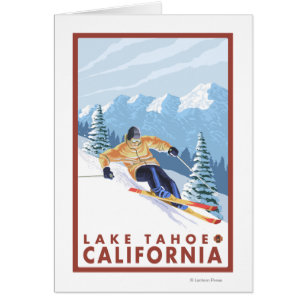 Ski de neige - Lake Tahoe, Californie