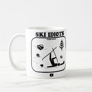 Ski Idiots café Mug