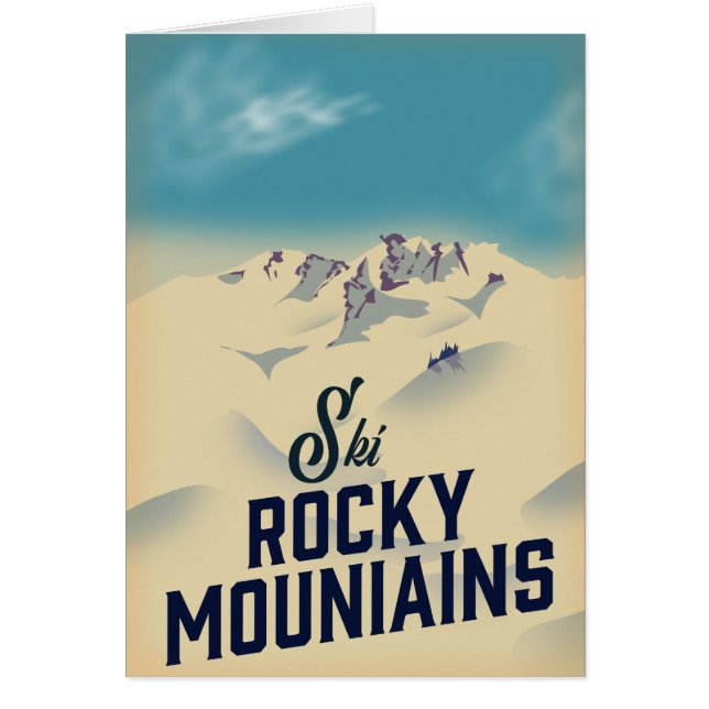Ski Montagnes Rocheuses États-Unis (Devant)