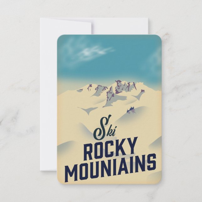 Ski Rocky Mountains USA (Devant)