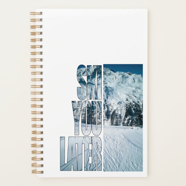 Ski You Later - Funny Skiing Winter Sports Gift  (Devant)