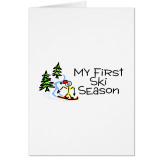 Skiant ma première saison de ski