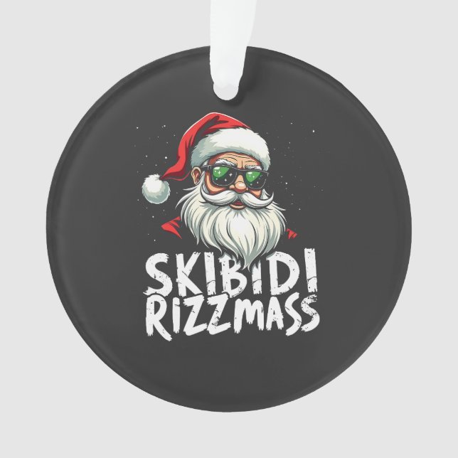 Skibidi Rizzmas Funny Gen Alpha Slang Noël (devant)