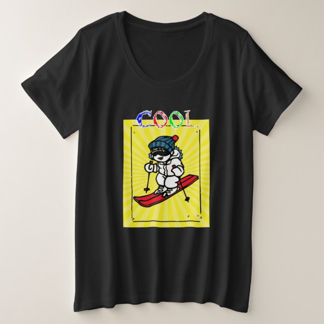 Skier cool | Amateurs de ski | cadeau de ski | ski (Design devant)