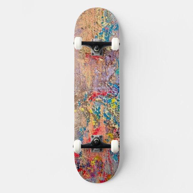 Skin Snake Skateboard Vibrant Colorful Luxe (Recto)