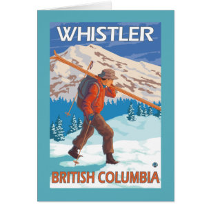 Skis de transport de neige de skieur - Whistler,