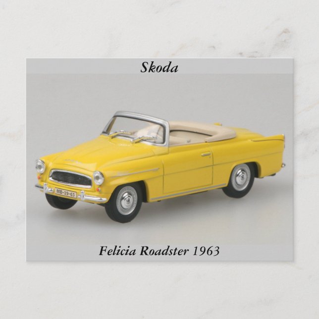 Skoda Felicia Roadster 1963 Carte postale (Devant)