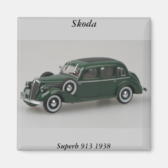 Skoda Superbe 913 1938 Magnet (Devant)