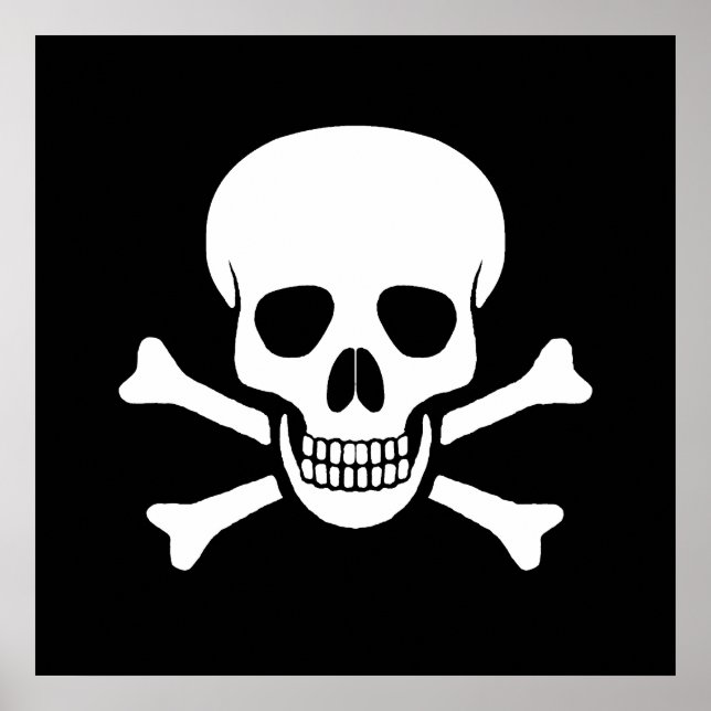 Skull and Crossbones Poster (Devant)