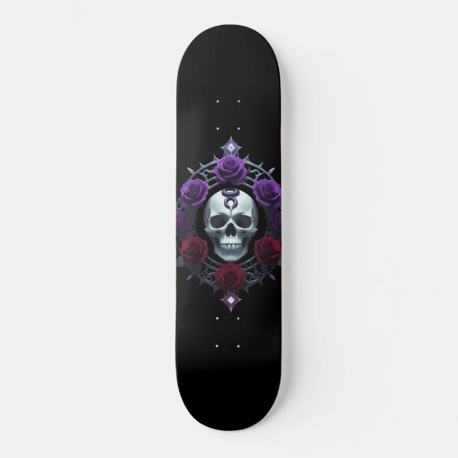 Skull And Snake Gothique Skateboard (Recto)