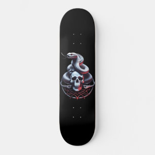 Skull And Snake Gothique Skateboard