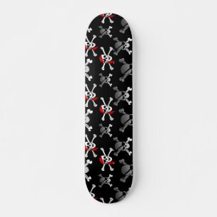 Skull n Bones Party Pirate Skateboard