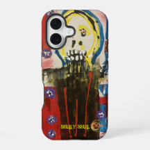 Skully Skull IPhone 16 Coque