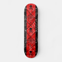 Skuls et araignées Skateboard Deck
