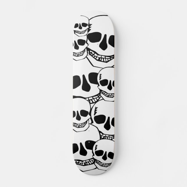 Skuls noir skateboard pont (Recto)