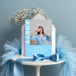 Sky Blue 40th Birthday Invitation<br><div class="desc">Tournez 40 en mode fraîche et élégante avec cette invitation photo bleu ciel doux comprenant des lettres FORTY verticales audacieuses et une disposition photo personnalisable. Ce design élégant et moderne est parfait pour un brunch en journée, une fête dans le jardin ou une célébration d'étape sereine. Un regard léger et...</div>