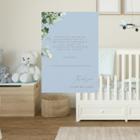 Sky Blue Message Ivy Baby shower Merci
