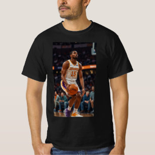 Sky High Hoops Basketball Player Silhouette Tshirt