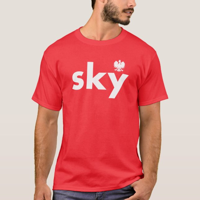 SKY Polonais Nom Tshirt (Devant)