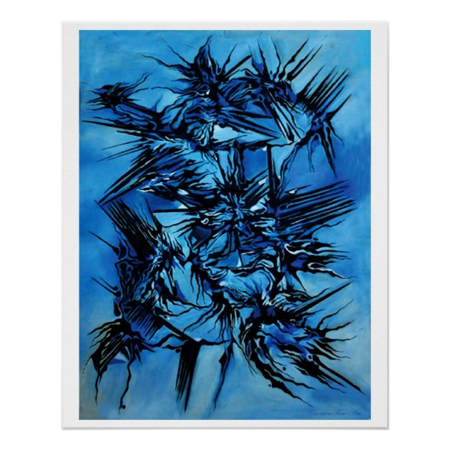 "Sky vs Philosophie", Poster brillant (Devant)