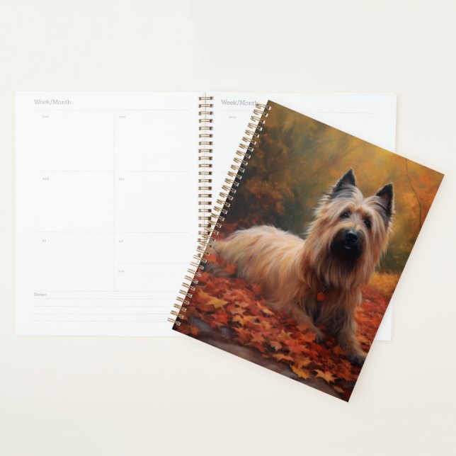 Skye Terrier à l'automne Feuilles automne Inspire (Devant avec enveloppe)