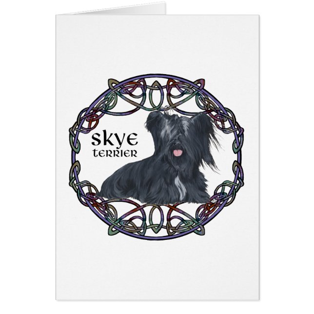 Skye Terrier en entrelacs celtiques (Devant)