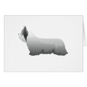 Skye Terrier race de chiens - Carte de Personnalis