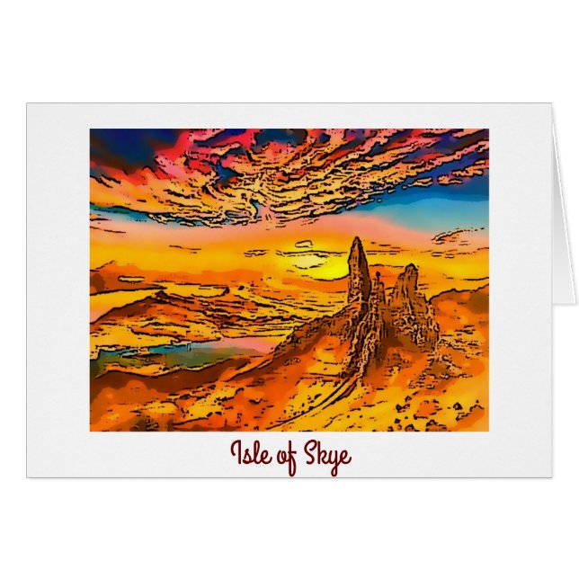 Skye vieil homme de l'Ecosse (Devant horizontal)