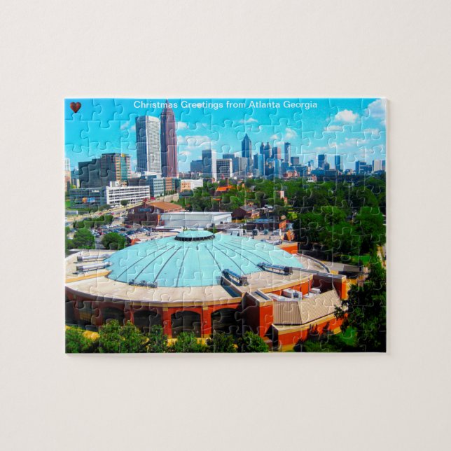 Skyline Atlanta Géorgie Puzzle (Horizontal)