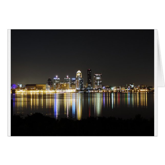 Skyline de Louisville la nuit (Devant horizontal)
