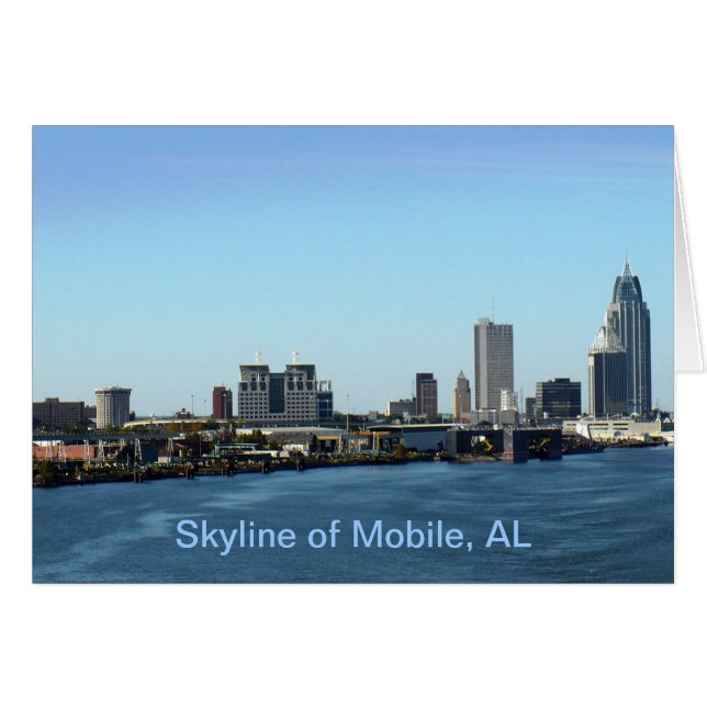 Skyline de Mobile, AL (Devant horizontal)