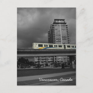 Skytrain - Carte postale Vancouver Canada