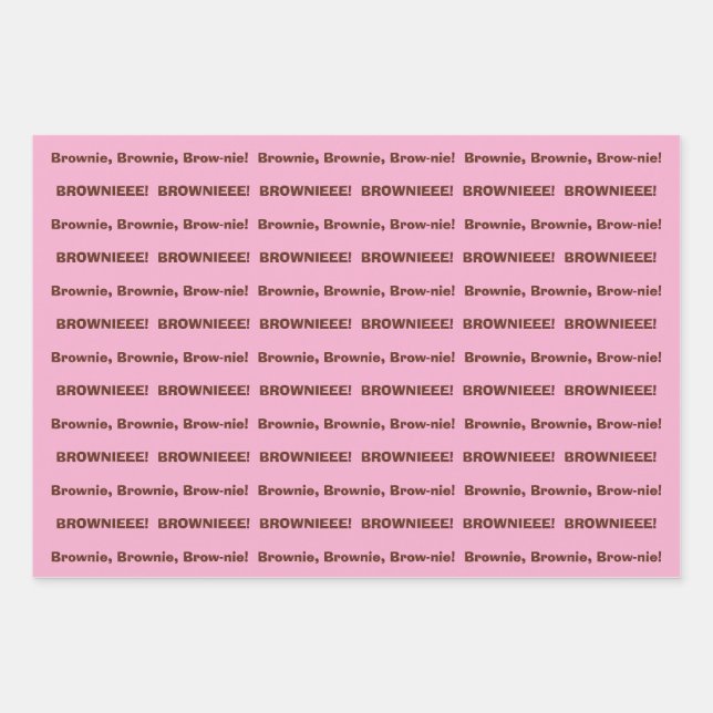 SKZ BROWNIEEE! Papier cadeau (Devant)