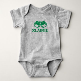 SLÁINTE body bébé gris 