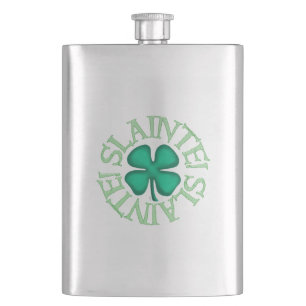 Slainte w clocher classique flacon en acier inoxyd