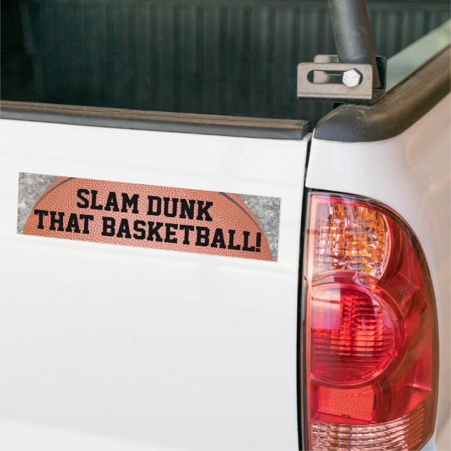 Slam Dunk ce sticker amusant de basketball (Sur camion)
