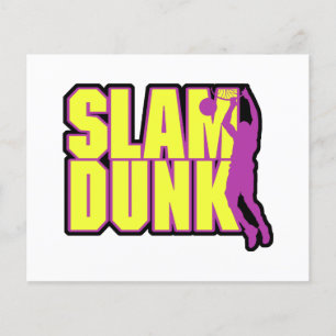 slam dunk text jaune et violet