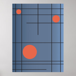 Slate Drift No. 1 — Affiches d'art mural géométriq