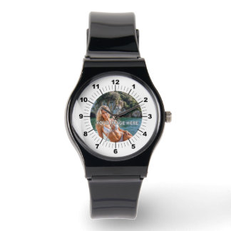 SLEEK!  Montre à bracelet en silicone noir