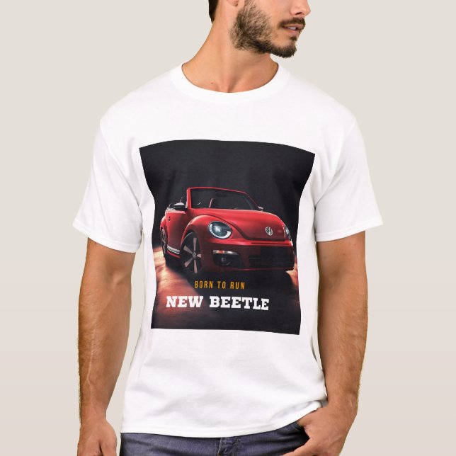 Sleek New Beetle Convertible T-Shirt (Devant)
