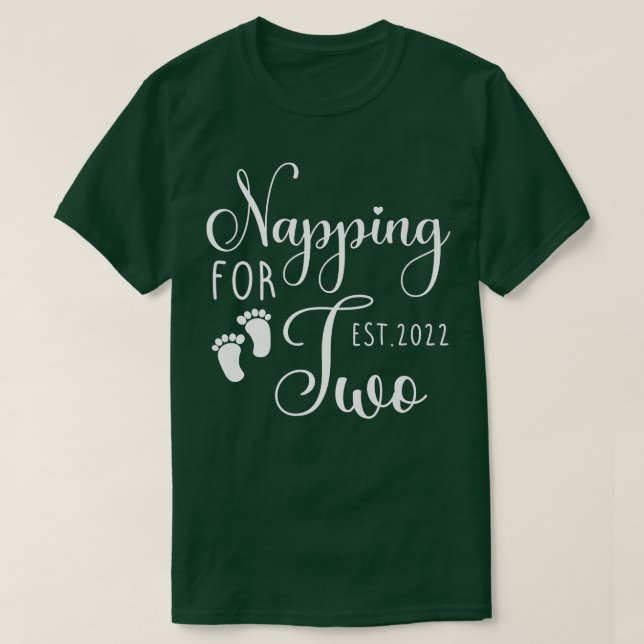 Sleep For Two Pregnancy Baby Premium T-Shirt (Design devant)