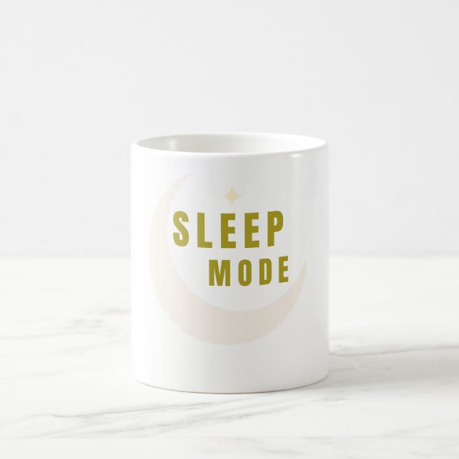 Sleep Mode Funny Coffee Mug (Centre)