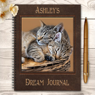Sleeping Kittens mignonne Dream Journal