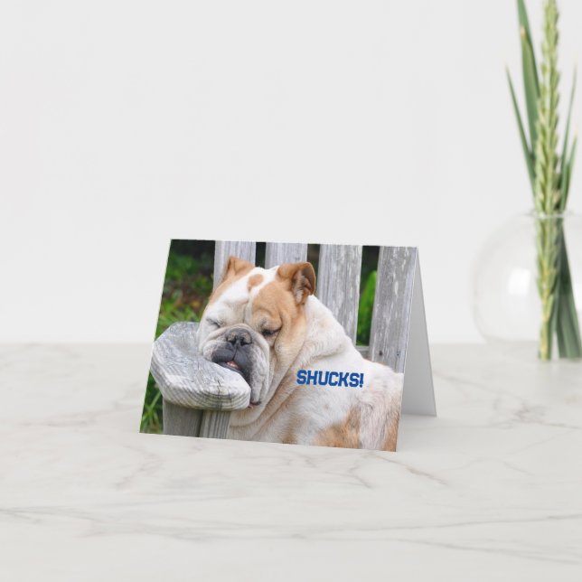 SLEEPY BULLDOG OBTENIR UNE CARTE DE BIEN (Devant)