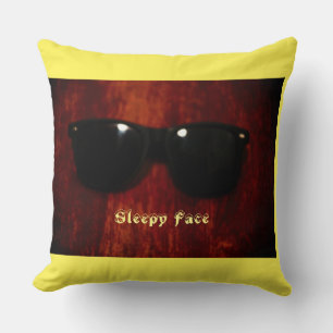 Sleepy Face Collection - Oreiller à lancer personn