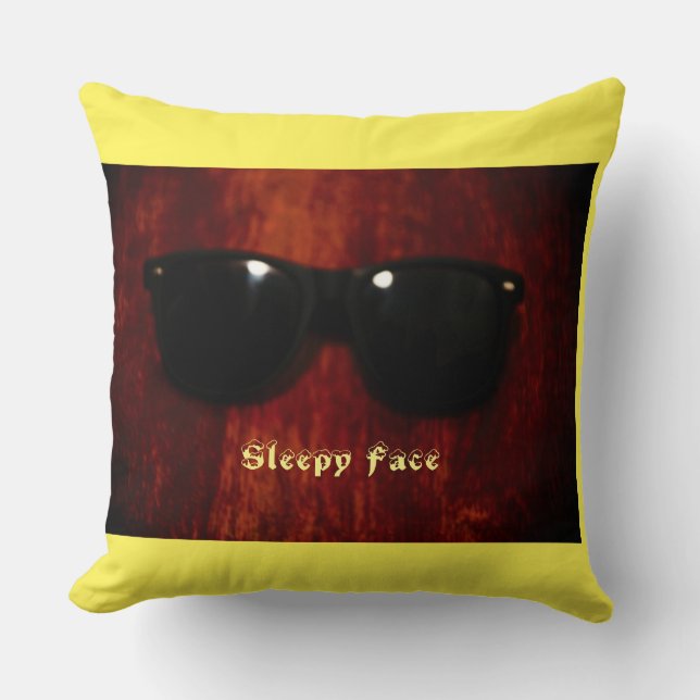 Sleepy Face Collection - Oreiller à lancer personn (Recto)