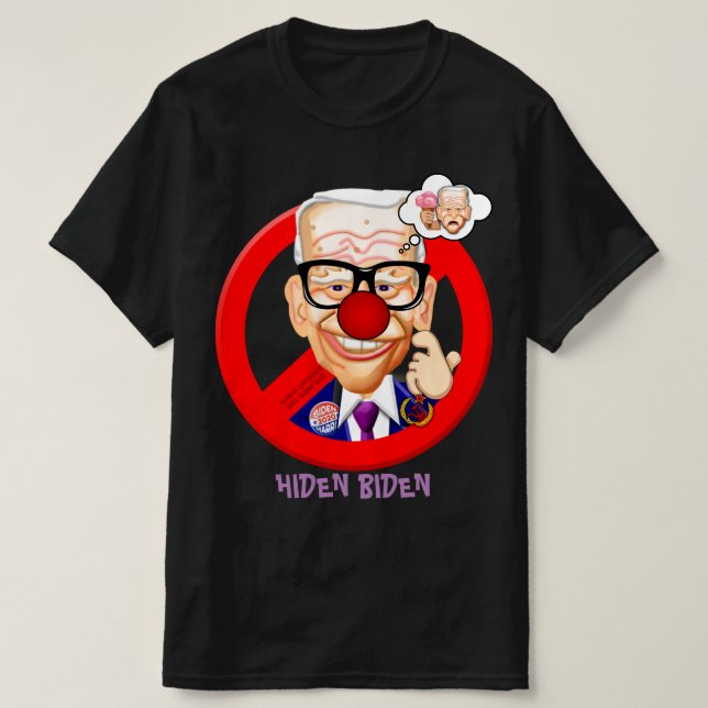Sleepy Joe Biden - T-shirt Toon Tee de Bubba (Design devant)